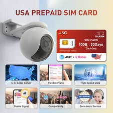 600MB 3Days Prepaid USA SIM   5G 4G LTE, Supports AT T and T-Mobile Networks