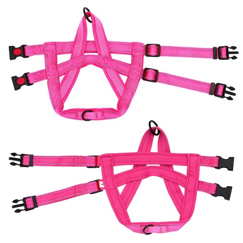 Nylon No Pull Dog Harness Escape Proof Pet Reflective Strap Vest Adjustable S-XL - Picture 11 of 15