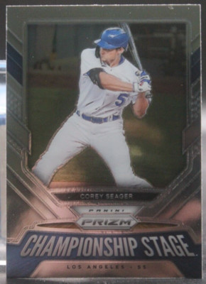 Corey Seager (Dodgers) - 2021 Panini Prizm Championship Stage #CS3
