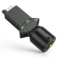 7 Way Blade & 4 Pin Trailer Light Circuit Tester with LED Indicator Light Tester