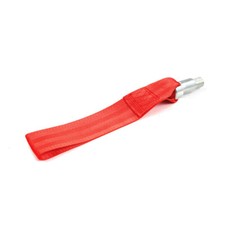 TEGIWA FIA/MSA HEAVY DUTY TOW EYE STRAP RACE RED FOR BMW M3 E36 E46 E92 MINI R5X
