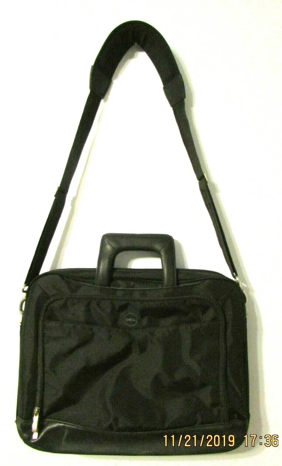 Сумка для ноутбука Dell чехол для переноски черный нейлон модель 74NVT подходит для ноутбуков 15-17 дюймов - Изображение 3 из 4