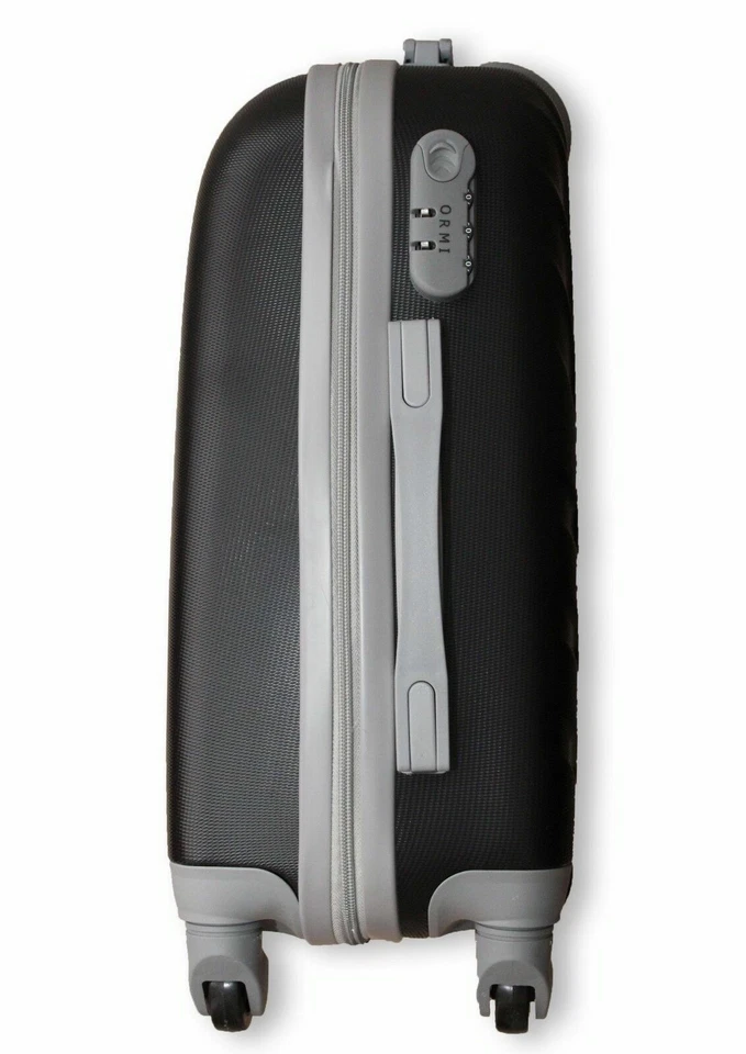 Valigia trolley viaggio ORMI rigido cabina bagaglio a mano 55x40x20 abs 4 ruote - Immagine 3 di 4