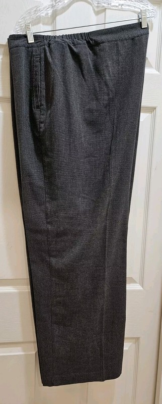 Women's 24W, (44" Waist), Tiny, Gray/Black Check Pants by C.J. Banks