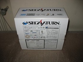 BOXED SEGA SATURN WHITE CONSOLE JAP IMPORT!