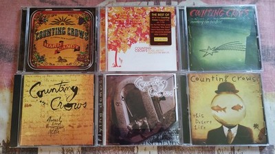 COUNTING CROWS - 6 CD LOT - FILMS & DEMOS & CANDY & DESERT & AUGUST & RECOVERING