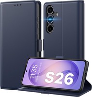 HandyhüLle Samsung Galaxy S26 Pu Leder KlapphüLle Mit Rfid Blockierung, 3