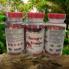 Sangre de Drago Herbal - Supplement 180 Capsules Croton Lechleri Dragon’s Blood