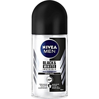 NIVEA nivea deo roll on invisible black & white ml. 50 4005900388674 - Imagen 1 de 1