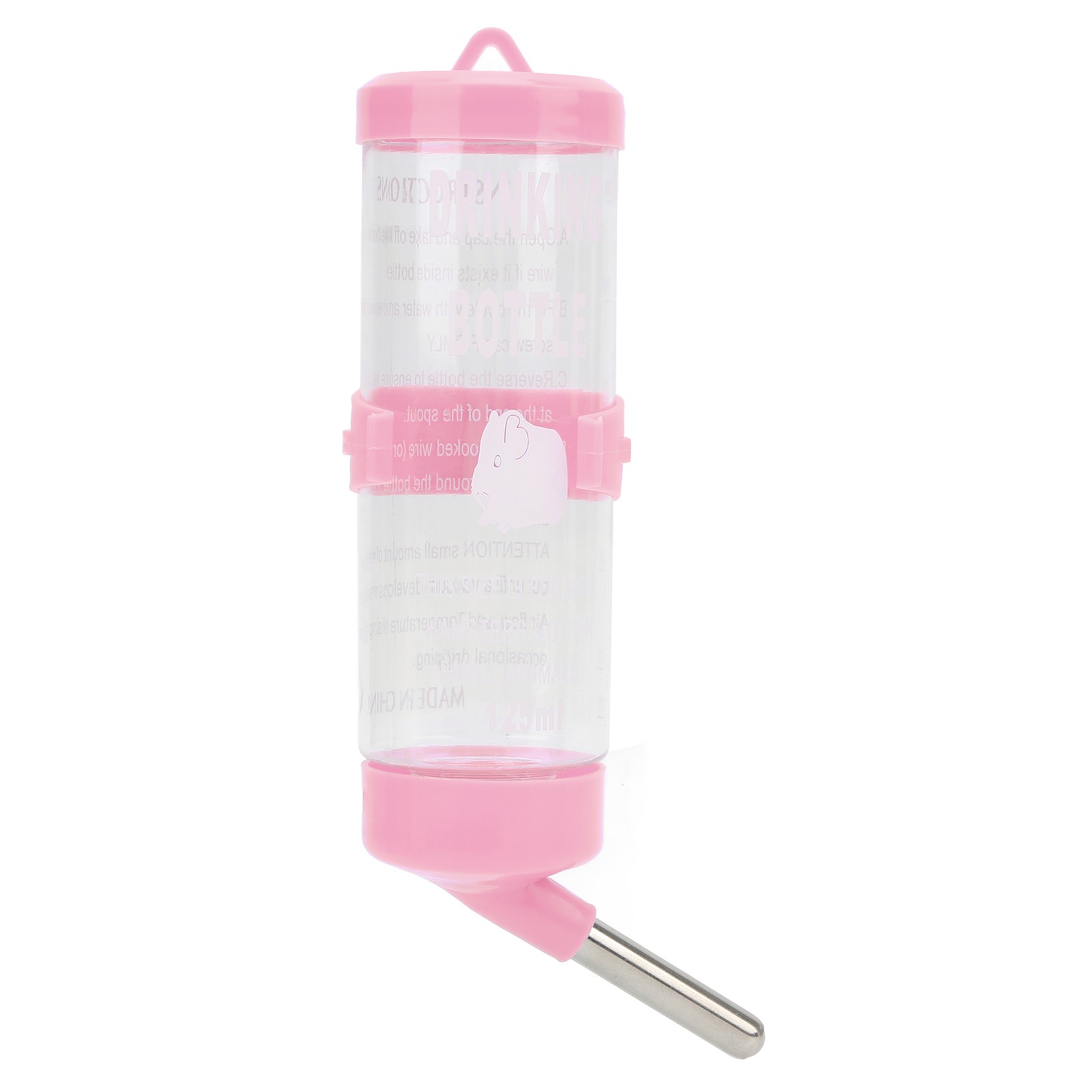 Hamster Water Bottle Dispenser Automatic No Drip Hamster Drinking Fountain For