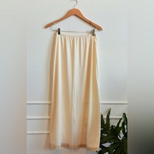 Vintage Lorraine Chic Cream Half Slip