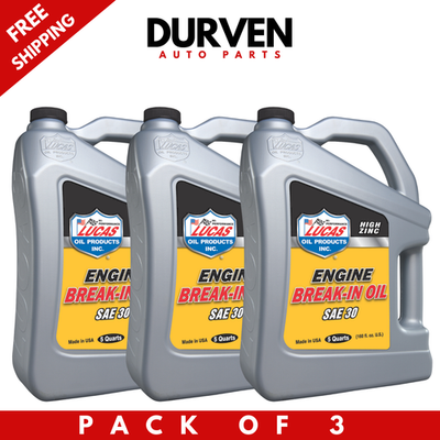 #ad #ad Lucas Oil 10631 SAE 30 High Zinc Engine Break In Oils 5 Quarts Pack of 3 $127.55