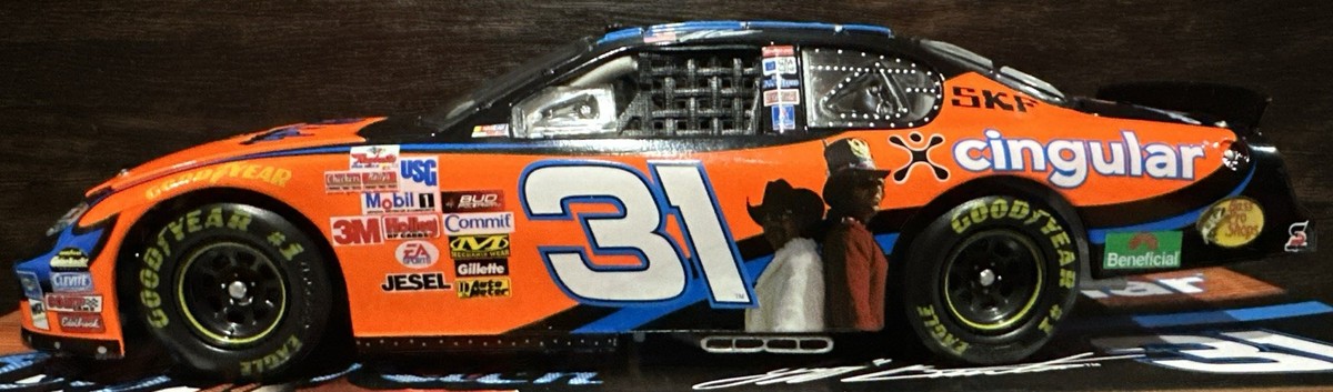 ロリー・フィンガーズ ボブルヘッド 2005年コレクターズエディション 2005 Jeff Burton #31 Cingular Wireless Big & Rich 1/24 Action