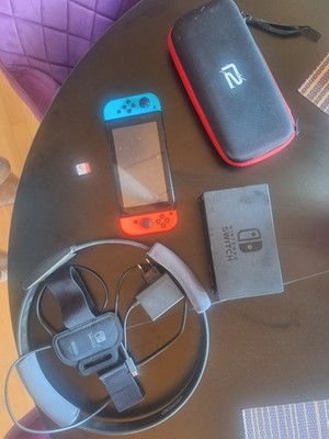 Nintendo Switch 1 Konsole komplett +  Ring Fit TOP Spiel