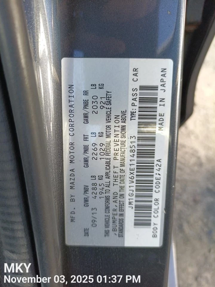 Colector de escape compatible con 14-15 MAZDA 6 7803676 Foto 2 de 4