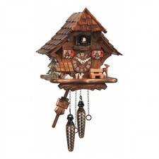 Kuckucksuhr original Schwarzwald Engstler Quarz-Laufwerk mit Musik