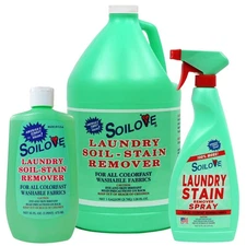 Soilove Laundry Soil Stain Remover All Colorfast Washable Fabrics (Many Sizes)