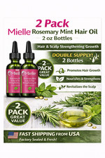2 PACK- Mielle Rosemary Mint Oil Light , Scalp & Hair Treatment Hair Growth