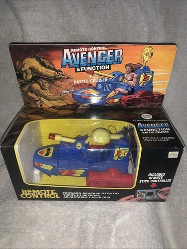 Vintage Playtime Battle Cruiser Avenger Vehicle MOTU KO 1984 Complete In Box