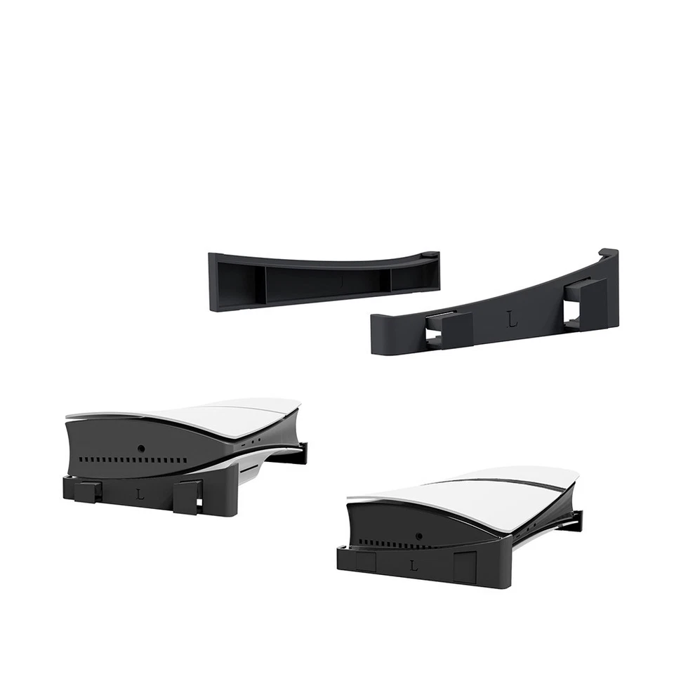 For PS5 Pro Slim Horizontal Stand ABS Base with Optimal Airflow Design - Image 2 of 4