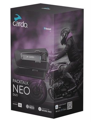 IT Cardo PackTalk NEO Duo Dual Kit - Motorrad Gegensprechanlage