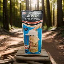 Vintage COFFEE CARAFE AIR POT Himark (HOMESTEAD) Insulated Pump Dispenser RETRO