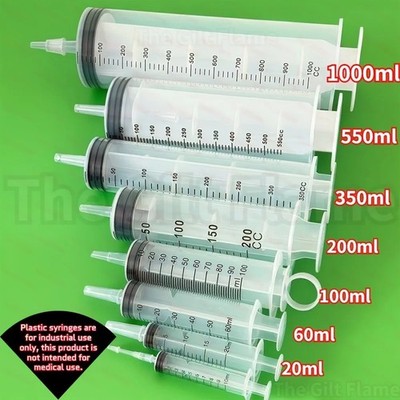 Industrielle Veterinärspritze 10-1000ml, Labor, Haustier, Pflanze, Aquarium, Meh