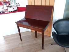 Georgian c1780 Antique Heavy Cuban Mahogany Fold Over Tea /Card /Console Table. 