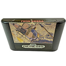 Twin Cobra for Sega Genesis 1991 - Tested & Working Authentic Cartridge Only