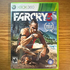 Far Cry 3 Microsoft Xbox 360 2012 CIB Complete w/ Manual Ubisoft