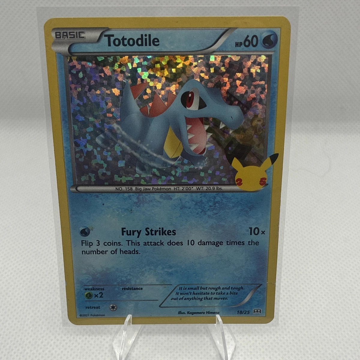 Totodile 018/025 McDonald's 25th Anniversary for sale | eBay