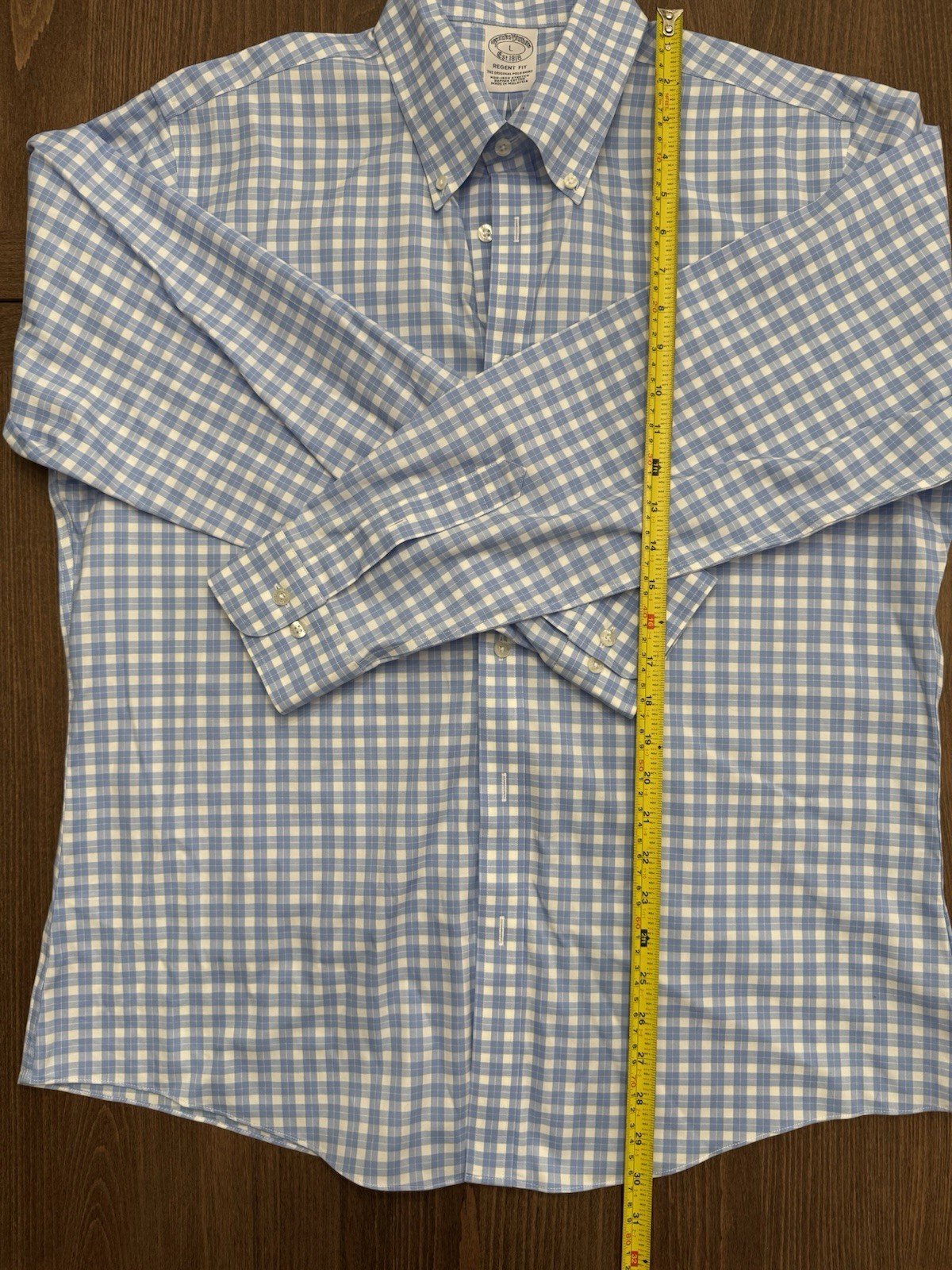 Brooks Brothers Regent Button Up Dress Shirt - Size Large