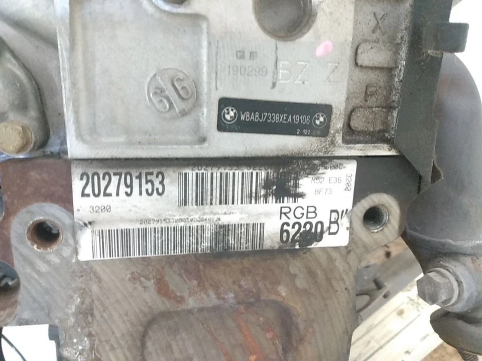 BMW 323ic E36 Convertible Engine Assembly 2.5L 6 Cylinder Fits 1998-1999 98 99 Foto 4 de 4