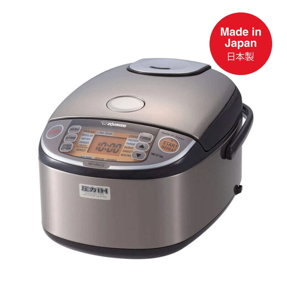 Zojirushi NP-HRQ10 / NP-HRQ18 Pressure IH Rice Cooker UK (220V Plug)