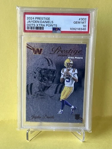 2024 Prestige Jayden Daniels RC Dots Xtra Points PSA 10 LSU/Commanders