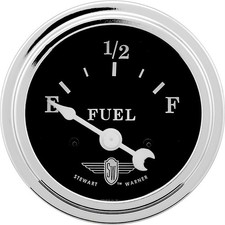 Stewart Warner 82472 Wings Fuel Level Gauge Black Stewart Warner 82472 Wings Fuel Level Gauge Black
