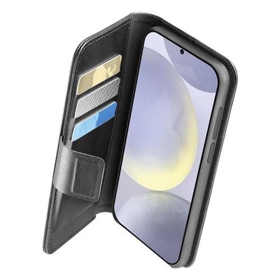 Cellular line Housse Galaxy Aux S25 Livre Agenda Black