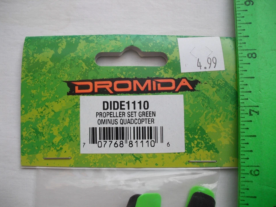 Lot of 2 Dromida DIDE 1110 Propeller Set, Green, Ominus, R/C Quad Copter - Image 3 of 4