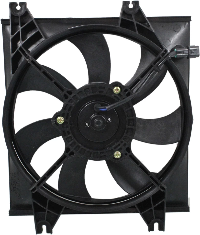 For 00-06 Accent (From 3-5-01) Auto Trans. AC Condenser Cooling Fan Motor - Image 3 of 4