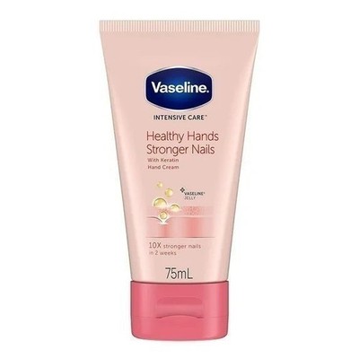 Vaseline Healthy Hands and Stronger Nails Hand Cream 75ml (Pack of 3)