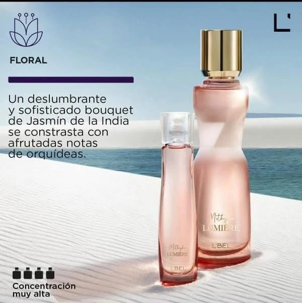 MITHYKA LUMIERE (AROMA FLORAL) SPRAY PERFUME 1.7 FL.OZ POR L'BEL CAJA NUEVA SELLADA. Foto 4 de 4