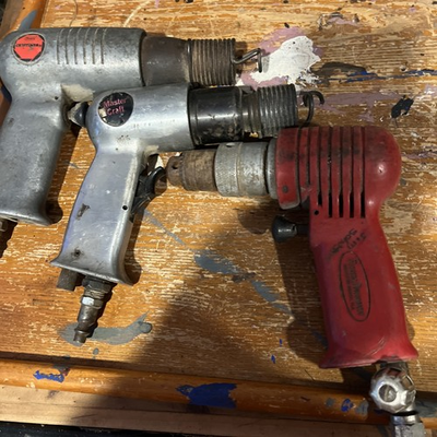 #ad #ad 2 Air Hammers And Air Drill They Will Not Work PARTS ONLY $8.00