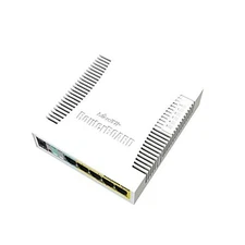 MikroTik RB260GSP 5-Port Gigabit Ethernet Switch (CSS106-1G-4P-1S)