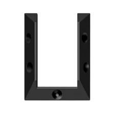 Deck Railing Connector Bracket 4-Pack for Vertical Nominal 2 In. X 4 In. Rails