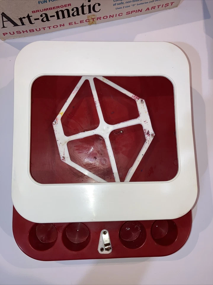 Винтажный Spin-Art 1967 Brumberger кнопка электронный художник Art-A-Matic #310 - Изображение 2 из 4