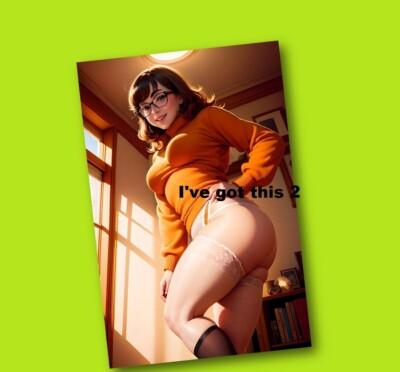 Foto Kühlschrankmagnet Velma Scooby Doo Illustrierte Fantasy Kunst 4720