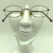 Vintage Kenneth Cole Bronze Metal Oval Sunglasses Japan FRAMES ONLY