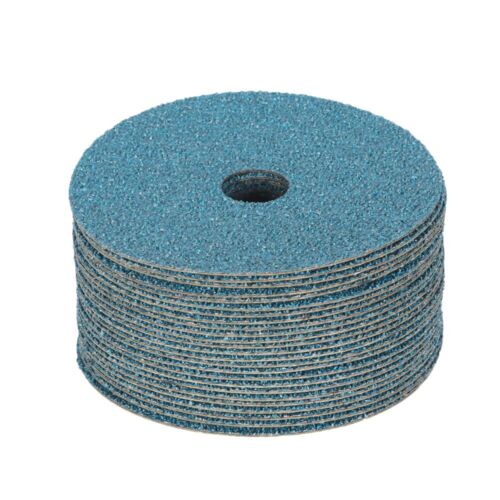 Discos de lijado y molienda de fibra de resina de circonio de 4-1/2"" x 7/8"" paquete de 25 36 granos - Imagen 4 de 7