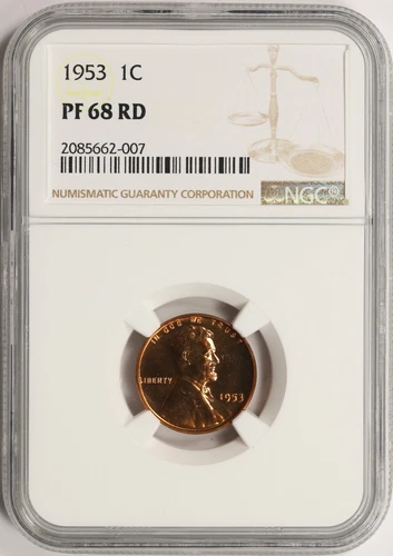 1953 Proof 1c Lincoln Cent NGC PF68RD