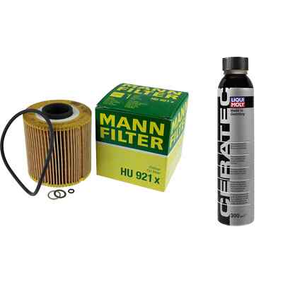MANN-FILTER ÖLFILTER HU 921 x + LIQUI MOLY Cera Tec 3721